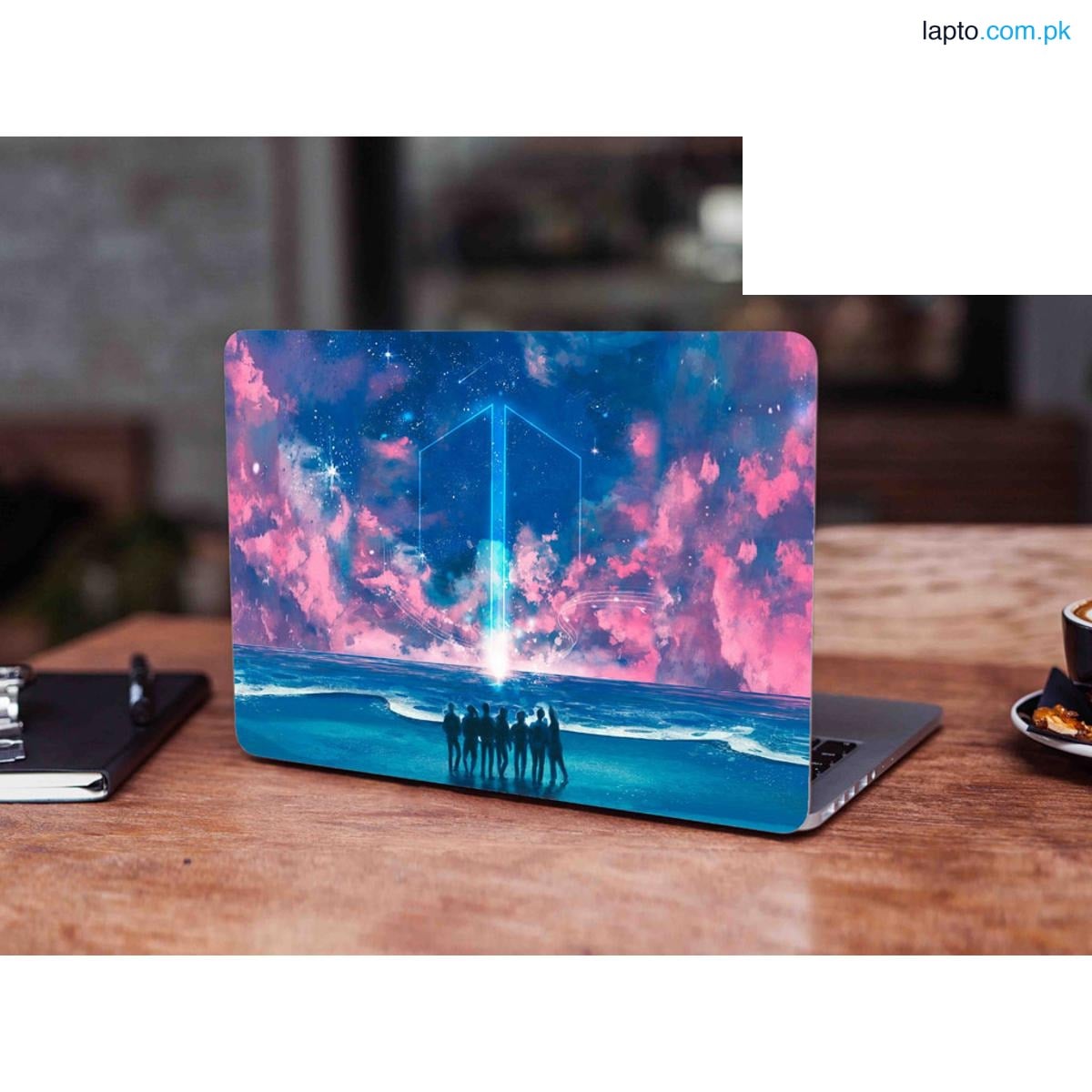 BTS glowing wallpaper/BTS army /BTS lover / Kpop Laptop Skin Vinyl Stickers Decal,12 13 14 15 15.6 inches Notebook Laptop Skin Sticker for all Laptops (Digital Delights)