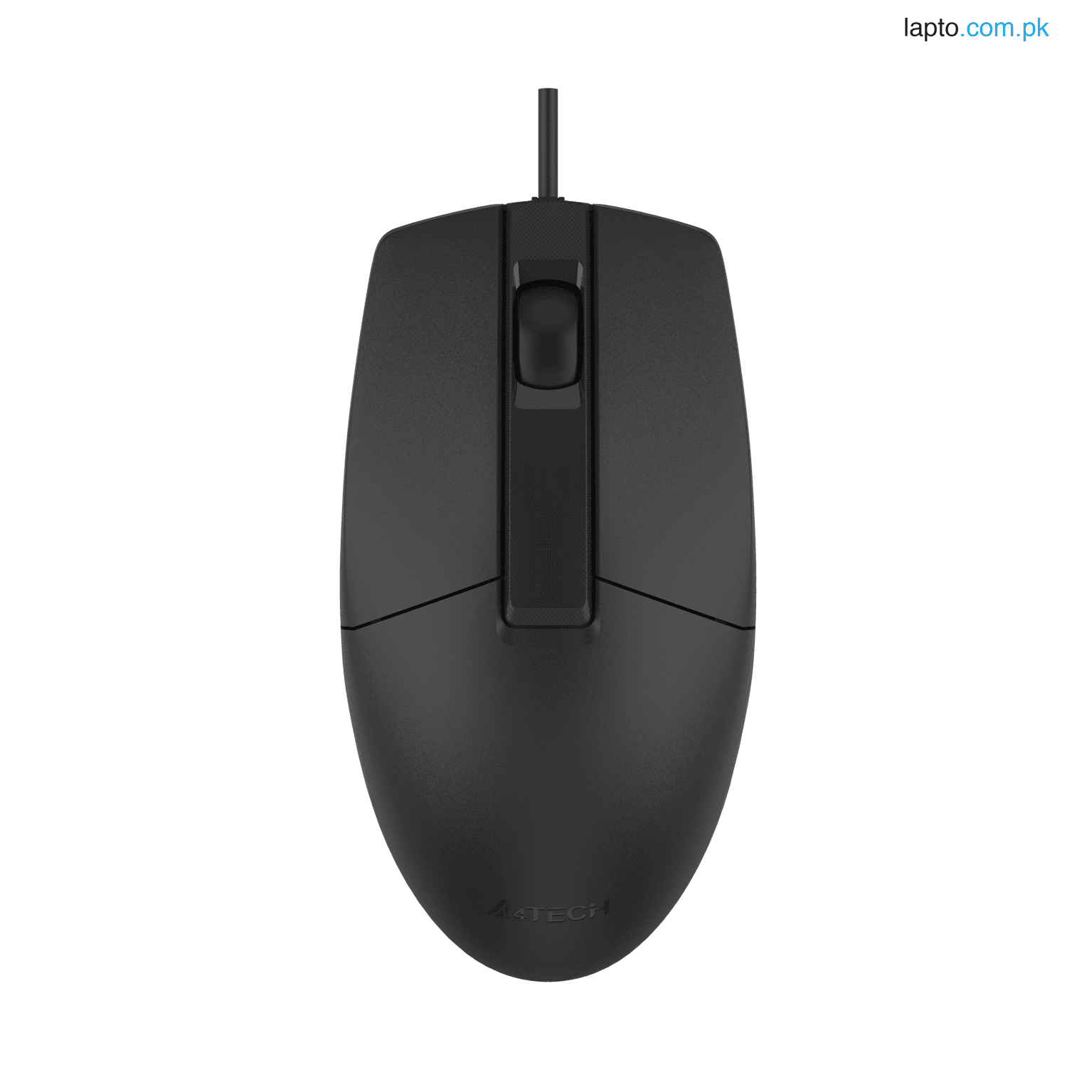 A4Tech OP-330S Wired Mouse - SILENT CLICK - 1200 DPI - For PC Laptop - Black