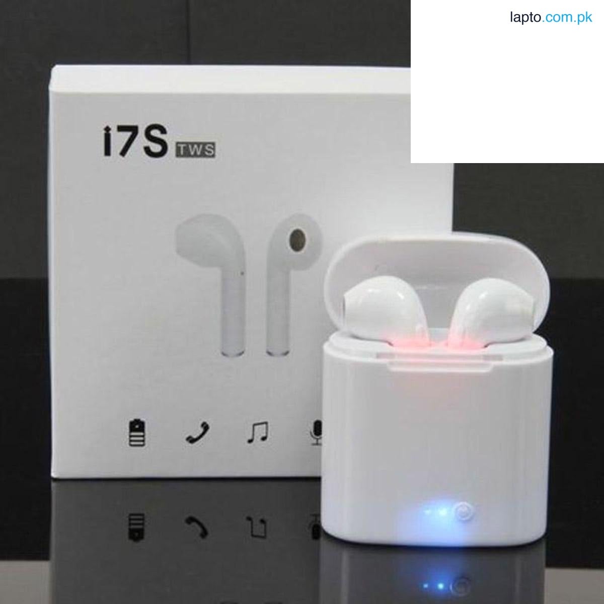 I7S Mini TWS Airpods_ with Super Sound & High Quality Touch Sensors True Stereo Headphones with Built in Mic 10m Transmission Bluetooth Wireless Earbuds , Charging Case Sport Headset for all Bluetooth Smart devices.