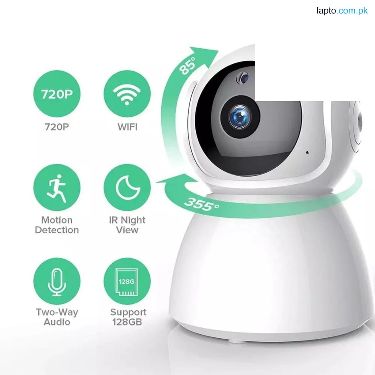V380 Pro WiFi IP Snowman Bbay Monitor Camera Surveillance Home Security 720P Wireless Ptz Auto Tracking IR Night Vision Baby Monitor
