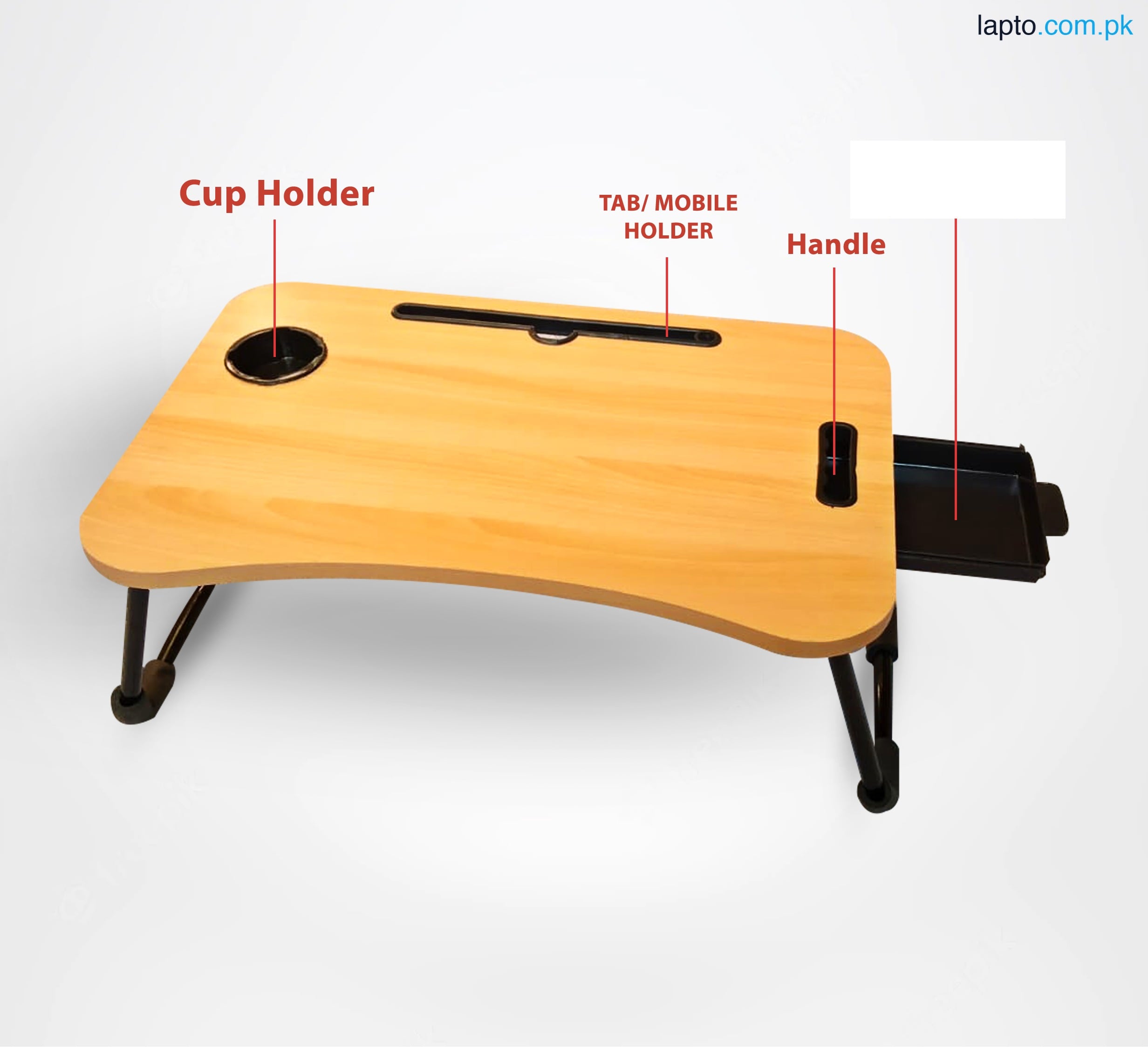 Dormitory ergonomics Wood Foldable LAPTOP stand Multipurpose