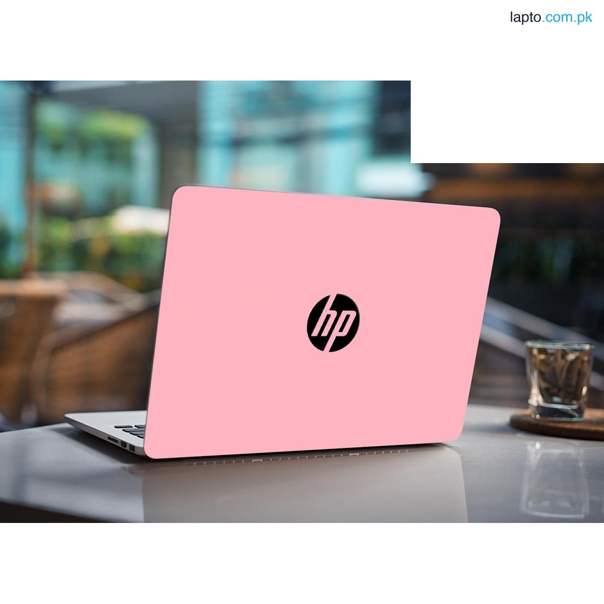 Hp logo Pink Background, Laptop Skin Vinyl Sticker Decal, 12 13 13.3 14 15 15.4 15.6 inch Laptop Skin Sticker Cover Art Decal Protector Fits All Laptops