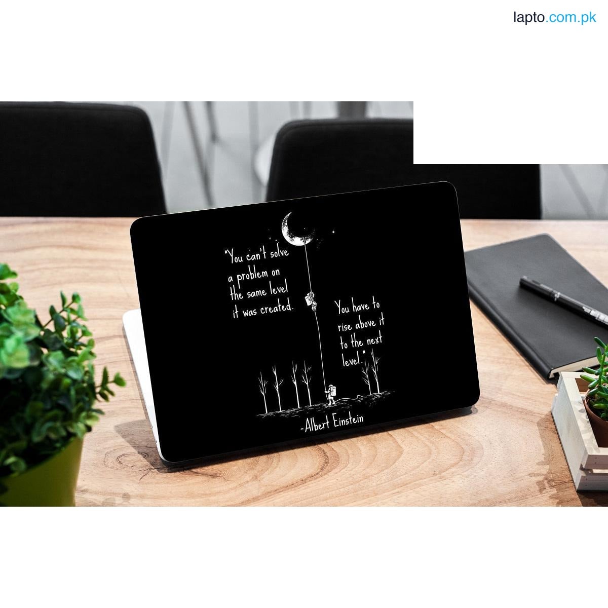 Albert Einstein quote Laptop Skin Vinyl Sticker Decal, 12 13 13.3 14 15 15.4 15.6 inch Laptop Skin Sticker Cover Art Decal Protector Fits All Laptops