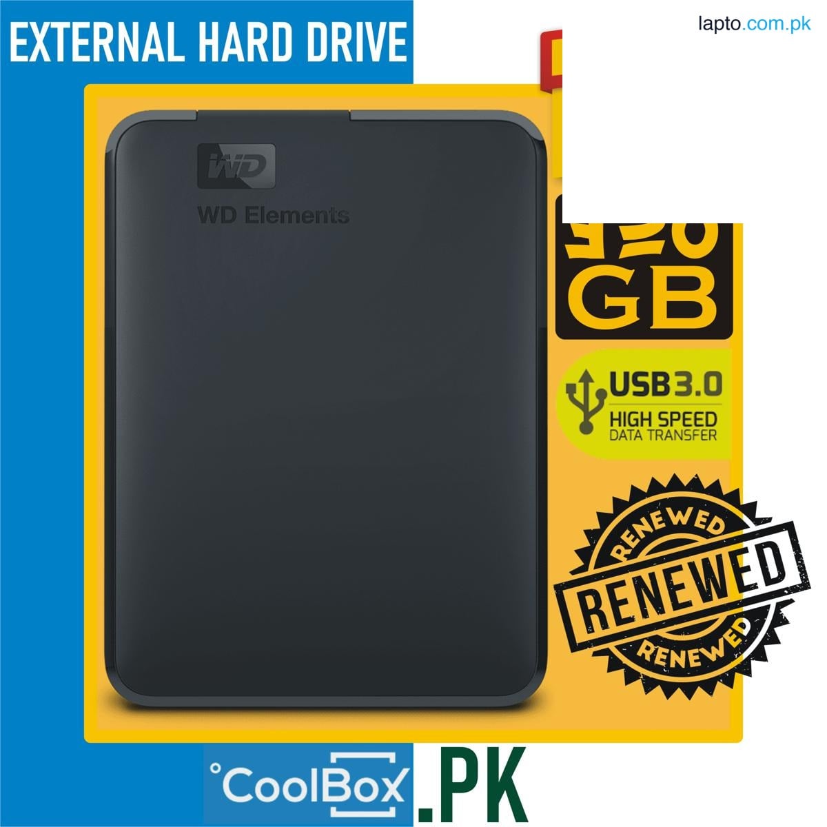 Western Digital WD Portable External 320 GB Hard Disk USB 3.0 Drive