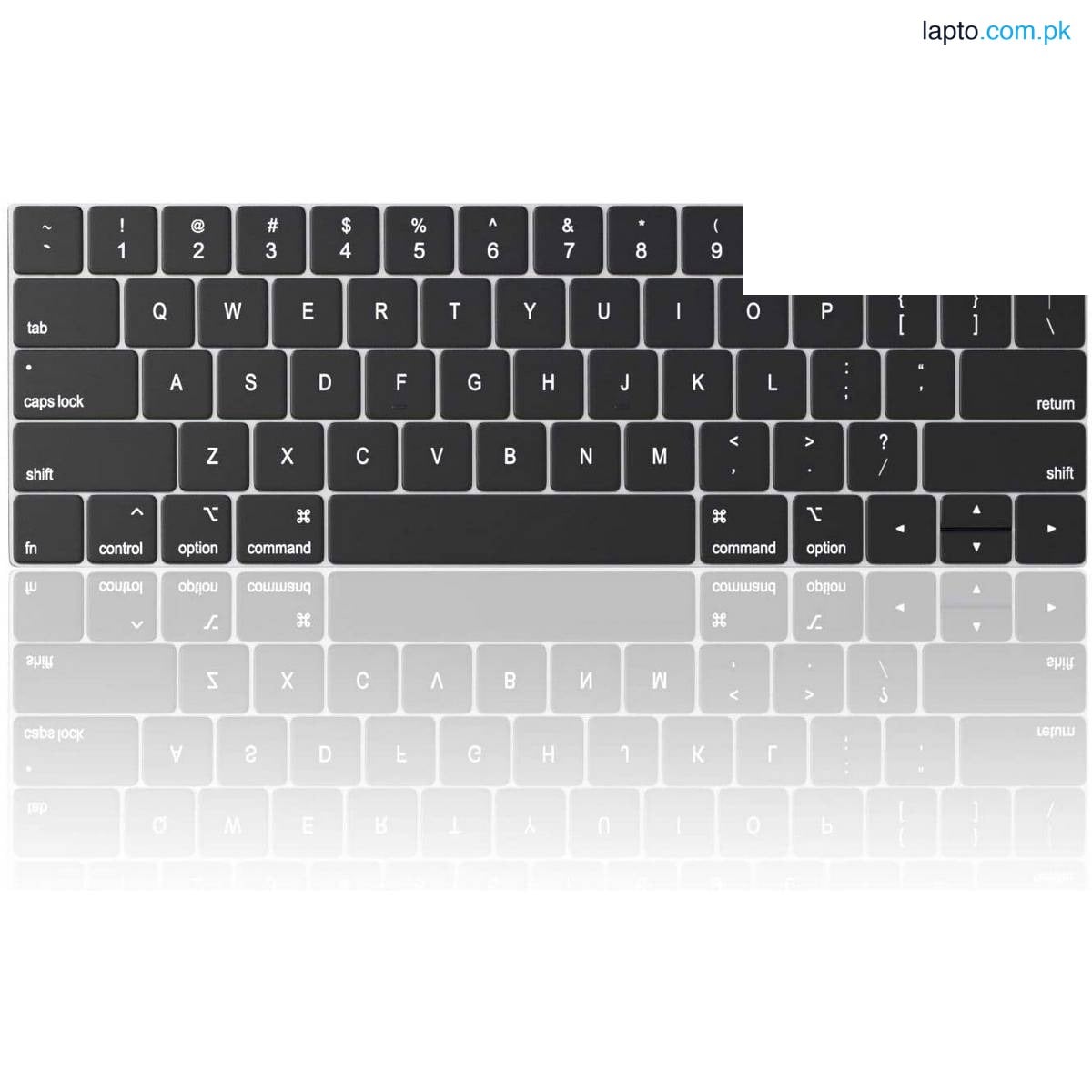 MacBook_ Pro / Keyboard_ Cover ; with _Touch Bar for 13 and 15 inch 2019 / 2018 - 2017 - 2016 Apple Model A2159, A1989, A1990, A1706, A1707 Silicone Skin Protector, Black