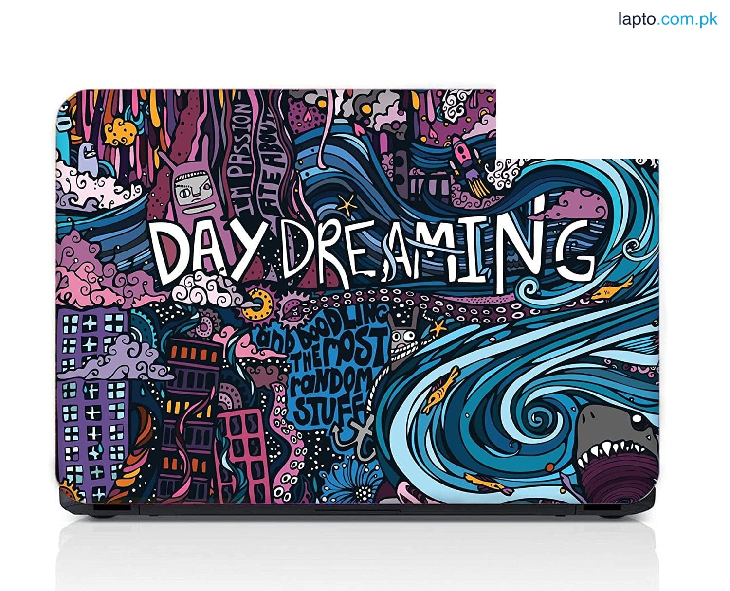 Day dreaming Laptop Skin Vinyl Sticker Decal, 12 13 13.3 14 15 15.4 15.6 inch Laptop Skin Sticker Cover Art Decal Protector Fits All Laptops