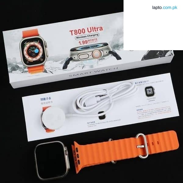 T800 Ultra Smart Watch Series 8 1.99" Bluetooth Call Smartwatch Heart Rate Sleep Monitoring IP67 Waterproof
