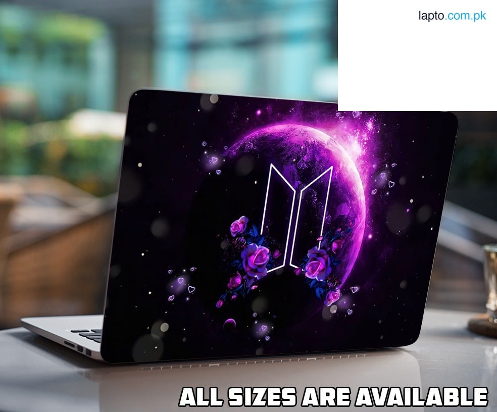 BTS Galaxy Laptop Skin Vinyl Sticker Decal, 12 13 13.3 14 15 15.4 15.6 inch Laptop Skin Sticker Cover Art Decal Protector Fits All Laptops