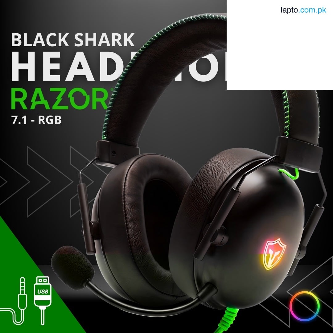 RGB 7.1 Gaming Headphones Wired Gaming Headset With RGB Lights Stereo Surround Voice Noice Cancellation Over Ear Headphones With Mic Soft Earmuffs Easily Compatibility With Nintendo Switch Xbox One PS4 PC & Laptop Headphone - One Click Pick