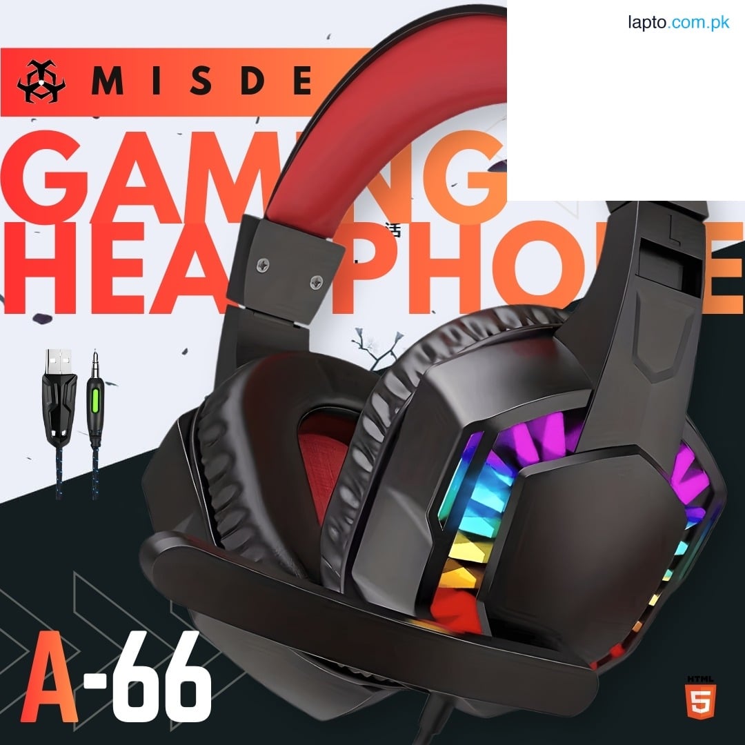 Gaming RGB 7.1 Headset Wired with Mic Noise Cancellation Stereo Surround Over-Ear Soft Earmuffs Compatible with Nintendo Switch Xbox One PS4 PC Laptop