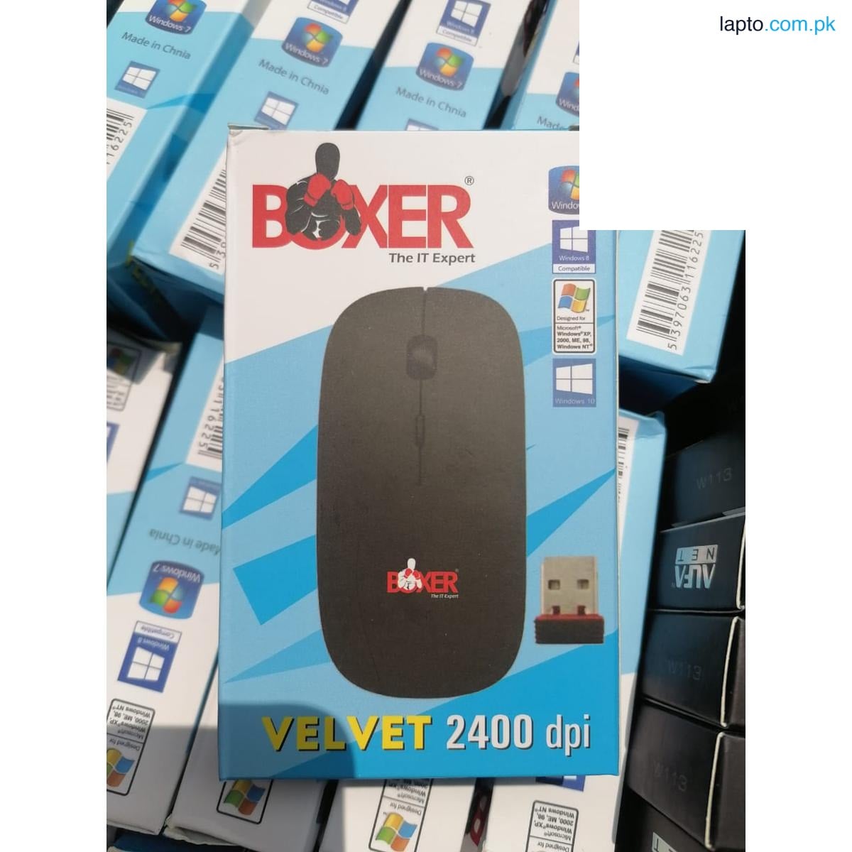 Slim Black Optical USB Wireless Mouse with 3-Button Ergonomic Design | Micro Slim Wireless Mouse | Rechargeable and Portable for Work | School or Travel Gaming |PC Computers, Laptops | Black