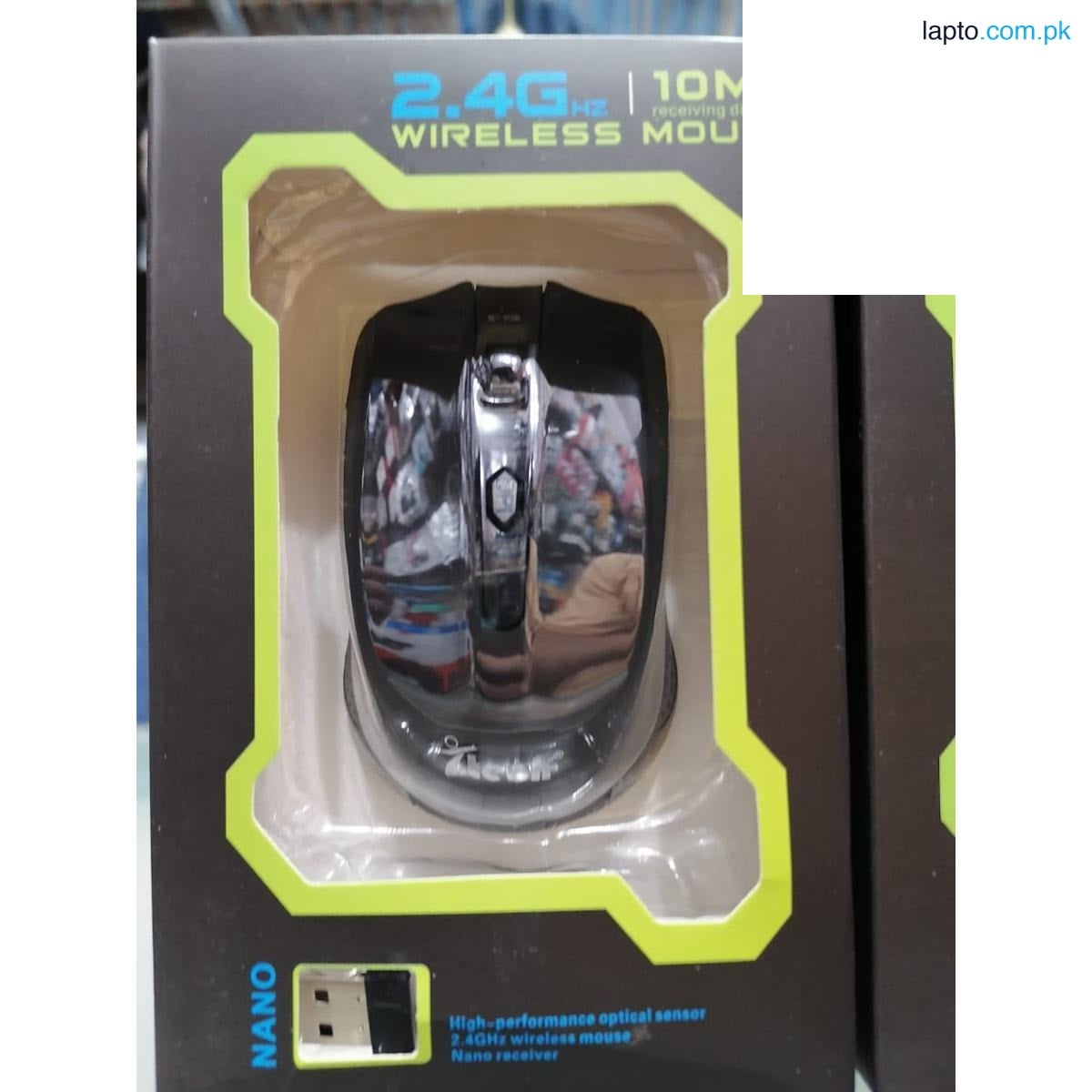 INPHIC Wireless Mouse 2.4G Ergonomic Design 3 Adjustable DPI Optical Cordless Mouse Advanced 2.4 GHz wireless connectivity