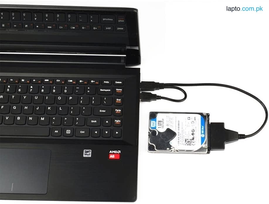 High Speed Dual USB 2.0 To 2.5" SATA Hard Disk Drive Adapter W/UASP SATA To USB 2.0 Converter For SSD/HDD