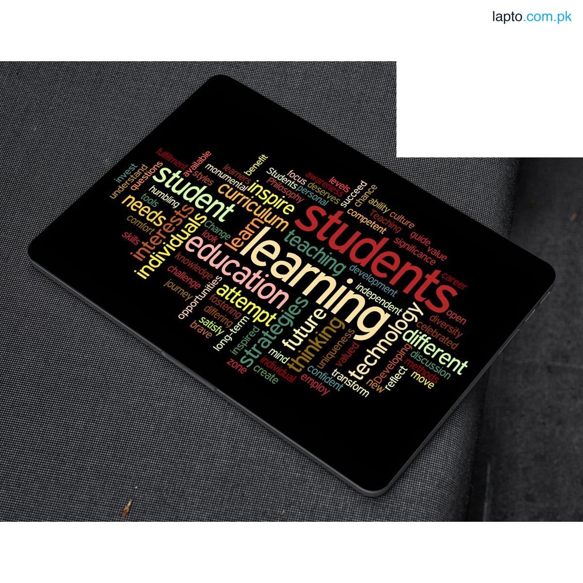 Black Student Laptop Skin Vinyl Sticker Decal, 12 13 13.3 14 15 15.4 15.6 inch Laptop Skin Sticker Cover Art Decal Protector Fits All Laptops