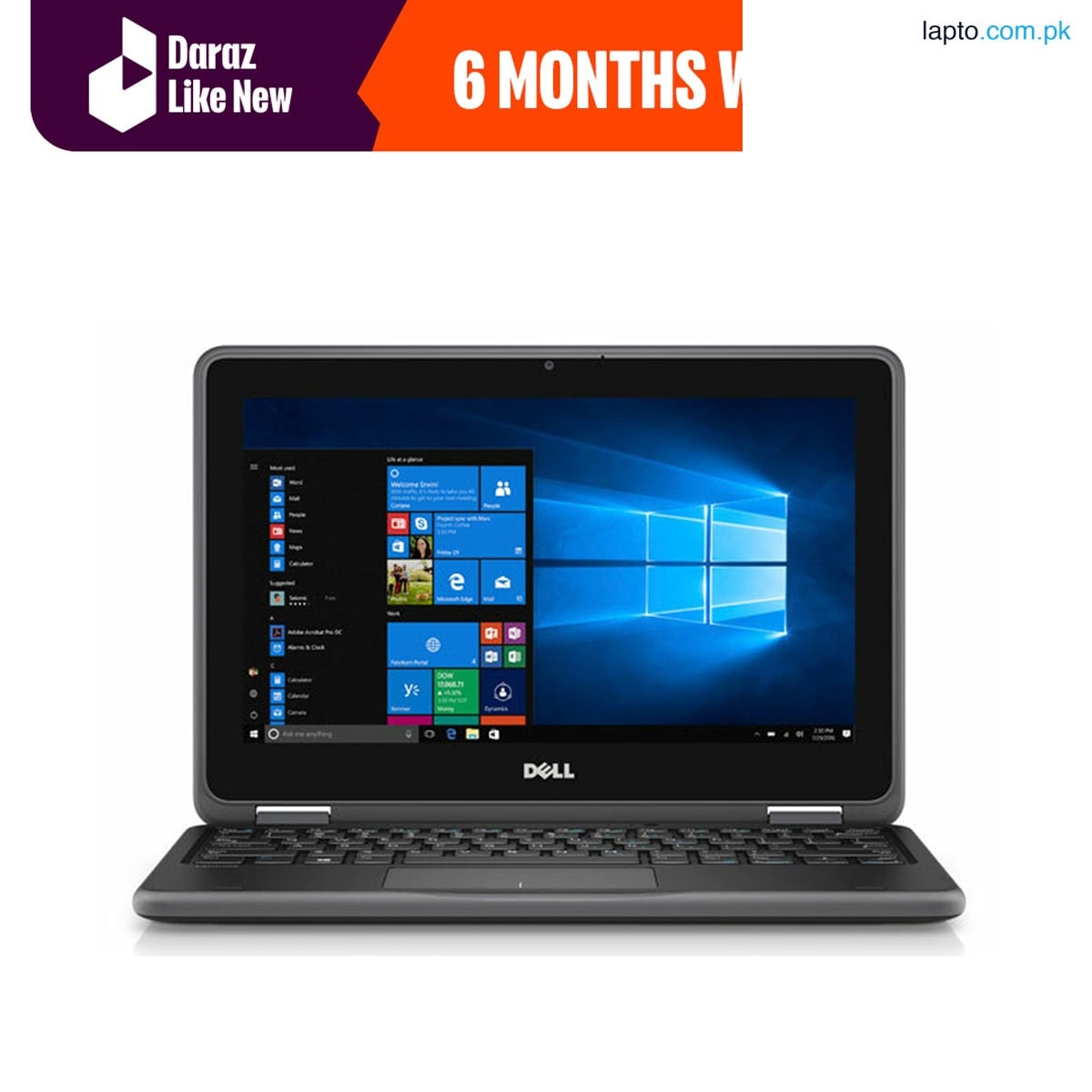 Dell Latitude 3189 Hybrid (2-in-1) - 11.6" Touchscreen - IntelĀ® PentiumĀ® 6th Generation (N4200) - 4GB RAM - 128GB SSD - Windows 11 (Licensed) - FREE LAPTOP BAG - Daraz like new laptops