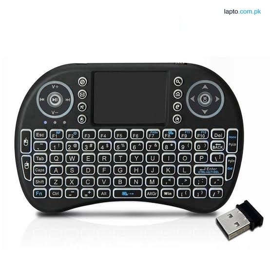 ENRG Mini Wireless Keyboard 2.4GHz Air Touchpad Mouse, Compatible With Android TV Box, Smart TV, PC