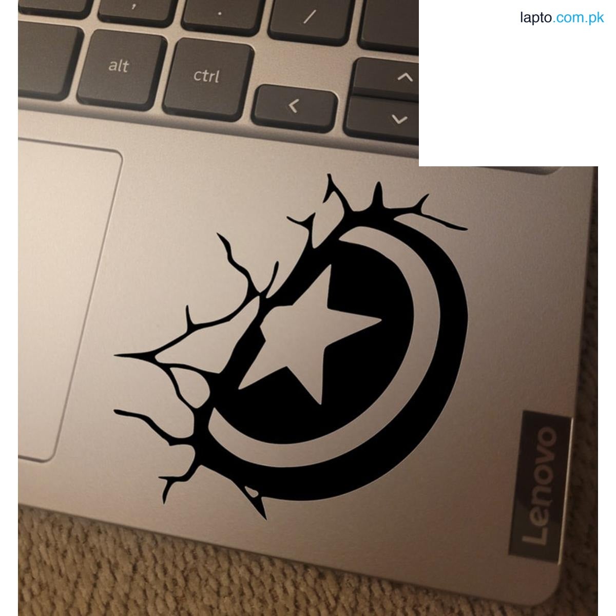 Marvel Avengers Captain America Vinyl Decal Laptop Sticker, Laptop Stickers for Boys and Girls, Bike Stickers, Car Bumper Stickers by Sticker Studio