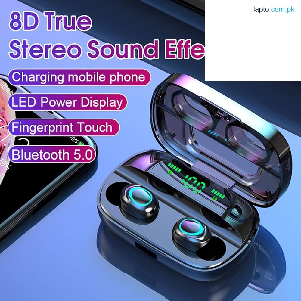 Double Wireless Bluetooth Earphones Top Quality Headphones Headset Dual Side Call Earbuds w Touch Control for Android Universally Compatible for Wireless Bluetooth handfree Earphones for All Smart Phone