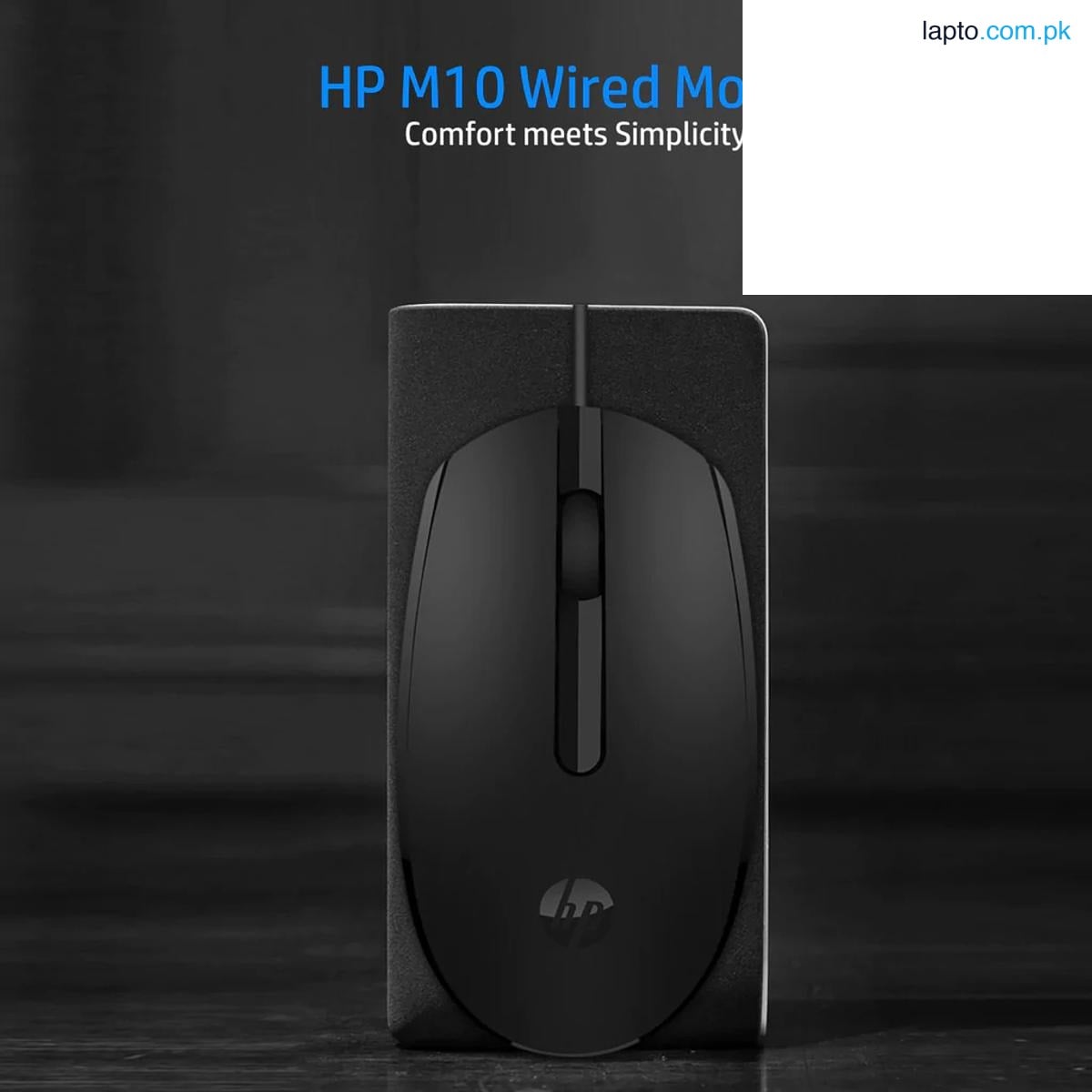 HP M10 Portable Ergonomic Design Computer Mouse Wired Usb Business Office Mouse HP Original HPs M10 BLACK COLOR Optical Laptop Mouse Portable Desktop Notebook Computer Office USB Wired Gaming Black New Mouse