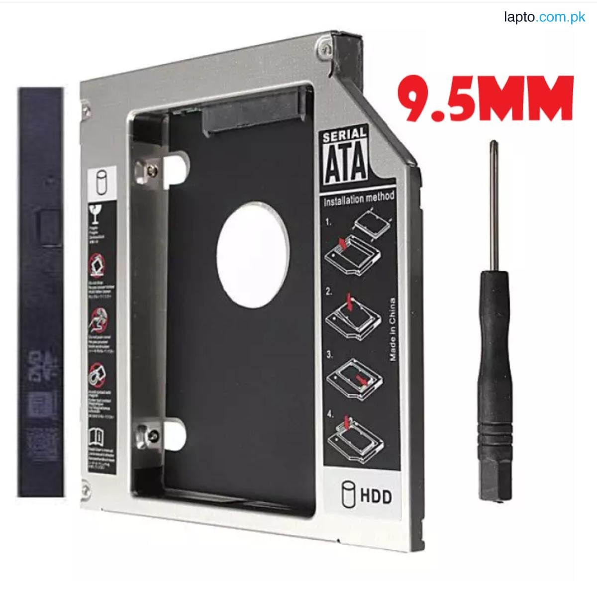 Slim 2nd HDD Caddy 9.5mm SATA 3.0 2.5 SSD Case Second Hard Disk Drive Slim Caddy