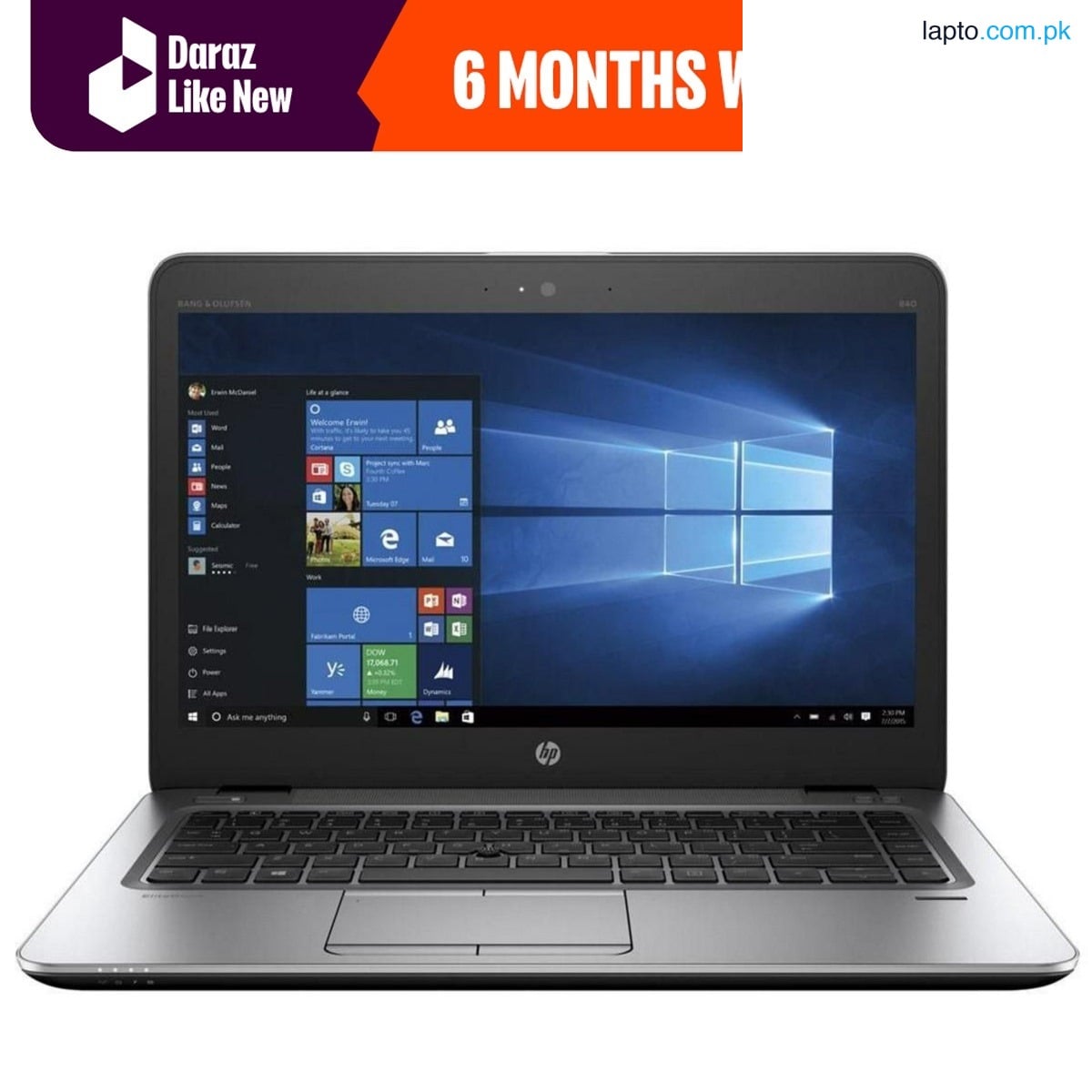 HP EliteBook 840 G3 - Core i5 6th Generation - 8GB RAM - 128gb SSD + 500gb HDD - 14inch Screen - FREE LAPTOP BAG - Daraz like new laptops