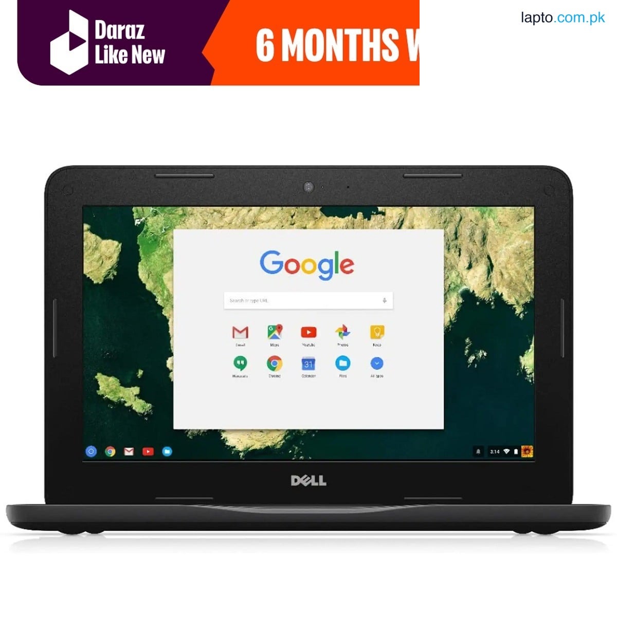 LAPTOP Dell Chromebook 3180 - 4GB RAM - 16GB SSD (FREE LAPTOP BAG) - Daraz like new laptops