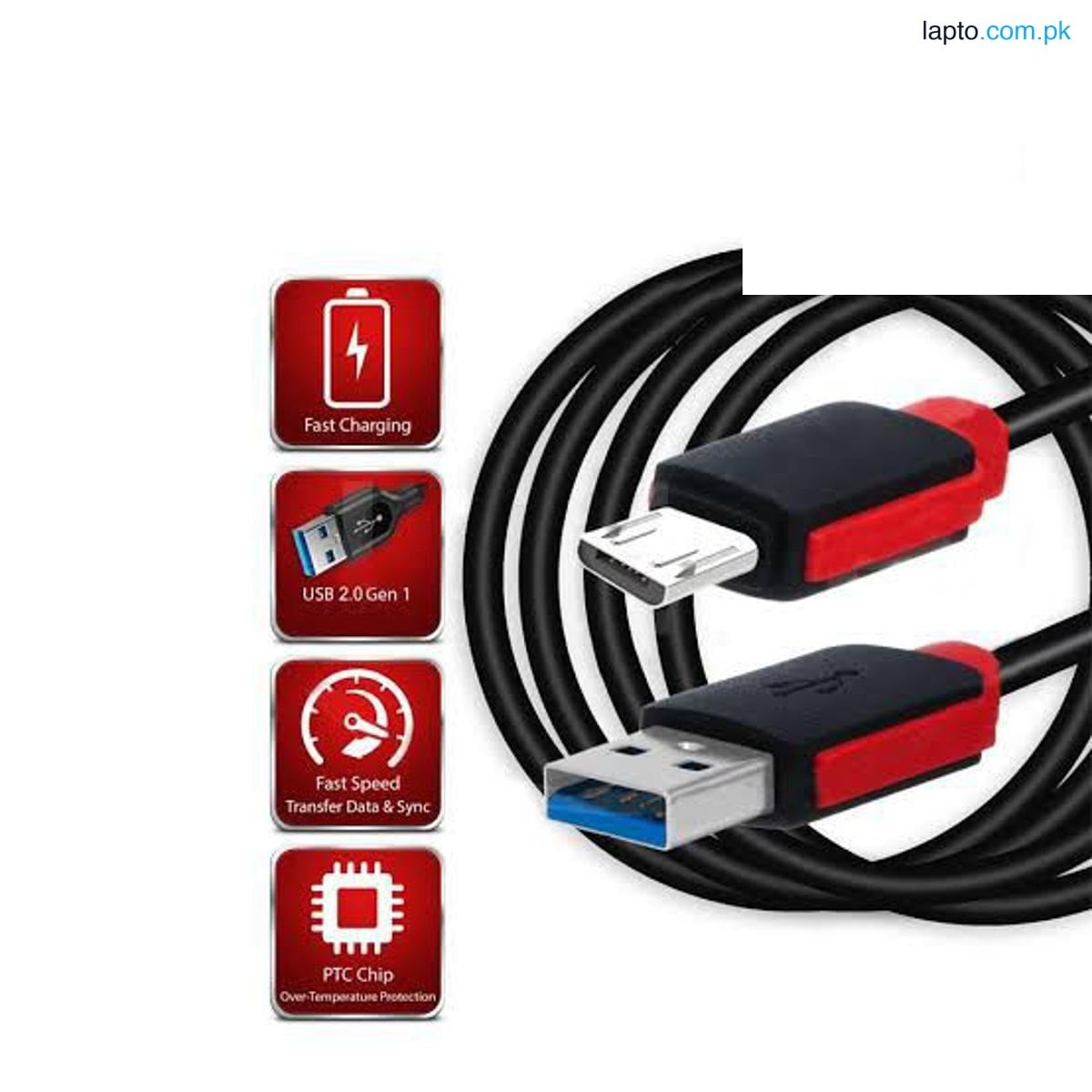 1.2 metre Micro USB 3.0 Fast Charging Original Warner Data Cable for Android Phones