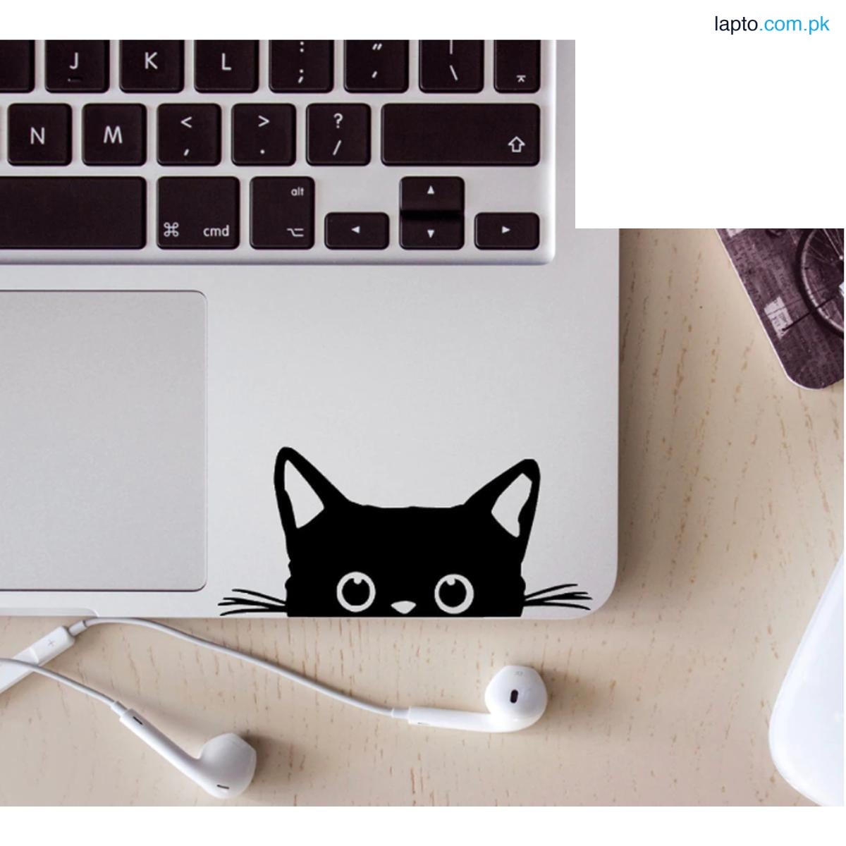 Cat Wall Decal Cat Stickers Cute Computer Laptop Vinyl Sticker Animal Light Switch Art Decals Kids ( 8X12cm) - by sticker maker