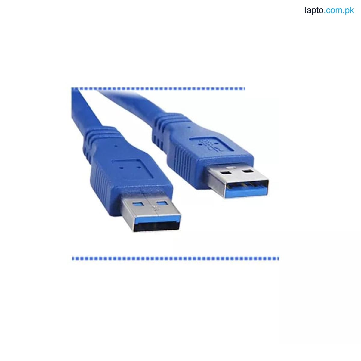 USB 3.0 Extension Cable USB to USB Wire Male To Male Connector USB Type A Radiator Hard Disk Webcam HHD Printer Modem Camera Set Up Box Laptop PC Windows 0.5 Meter