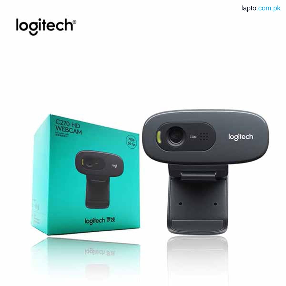 Logitech C270 HD Webcam 720p with Built-in Mic