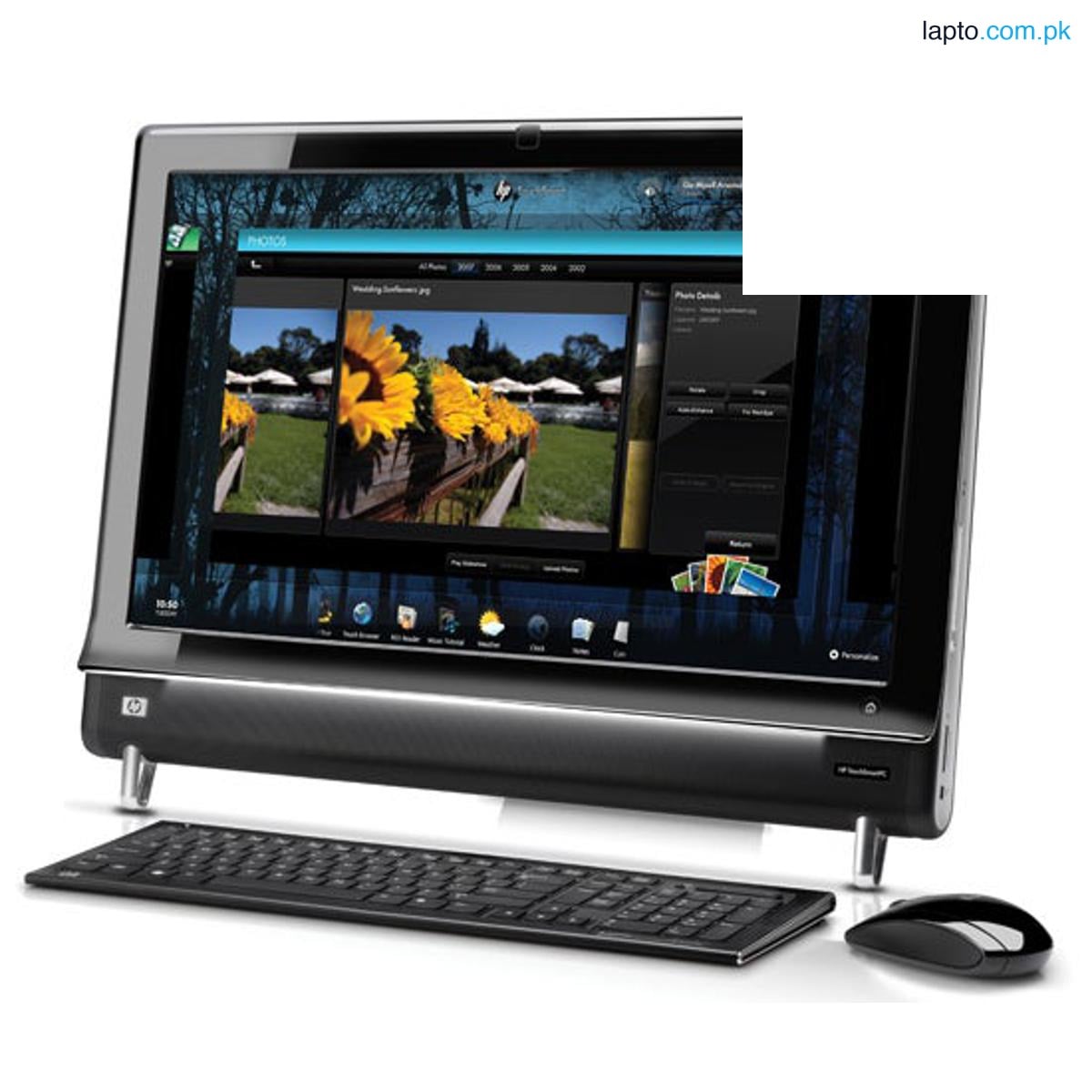 HP TouchSmart IQ500 All-In-One - Core 2 Duo 23" Inches System - 4GB DDR3 RAM - 250GB HARD - WEBCAM - Windows 7 (Activated)