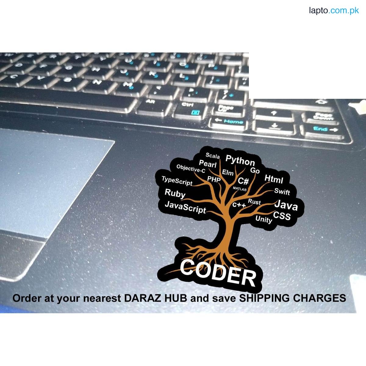 Coder Sticker - Stickers for Laptop - Aesthetic Art Stickers for mobile back, Laptop, dairy and for decorating your stuff and making them look more attractive - Coding Sticker