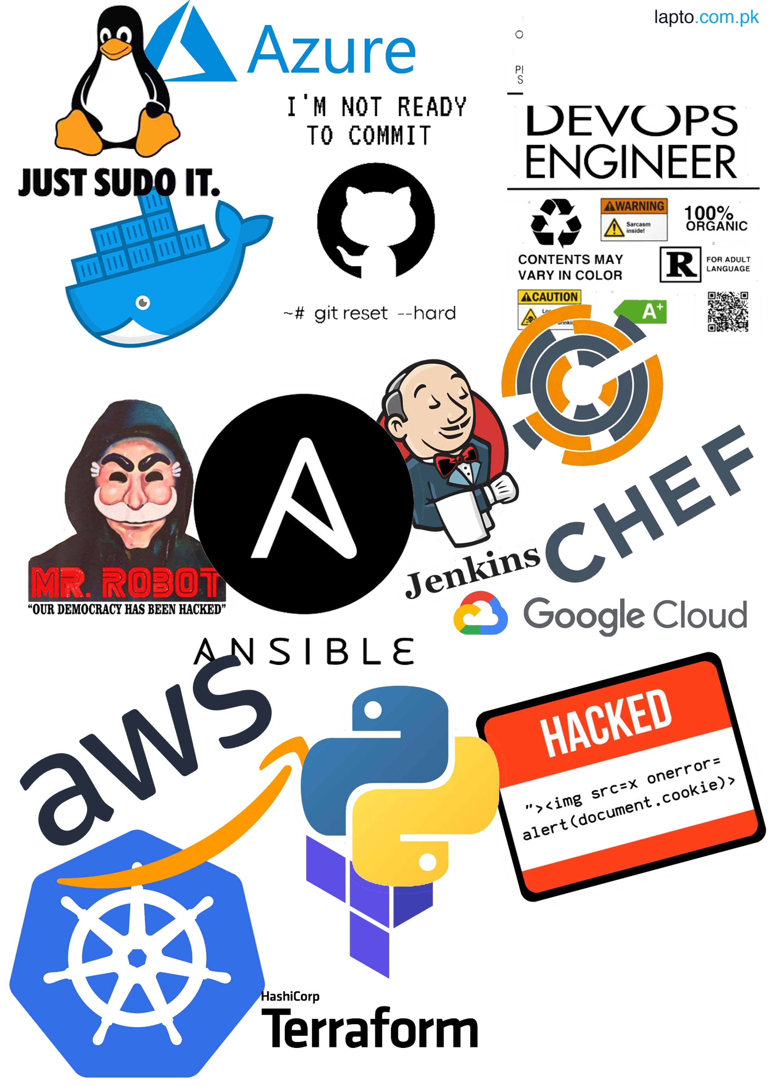 DevOps Engineer Sticker Pack Of 15 Coding & Cloud Stickers Programming Essentials Developer Sticker Collection The Ultimate IT Sticker 2 inch x 2 inch Cloud & Code: Tech Sticker Bundle Mr. Robot & DevOps Hacker Stickers Funny Coding Memes & Logo Sticker