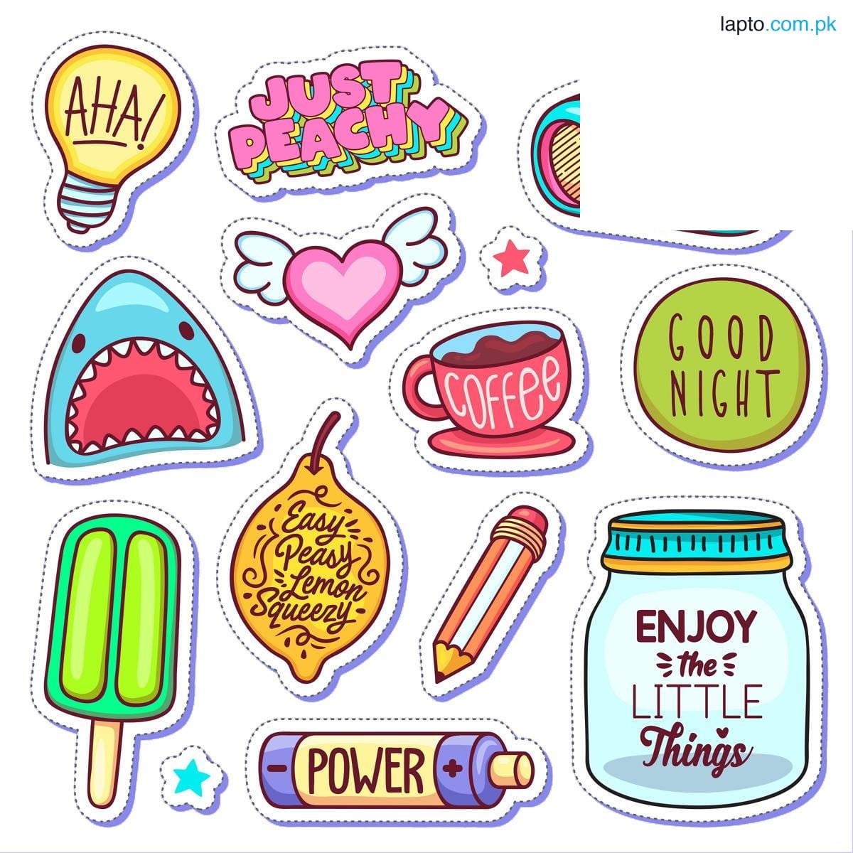 Aesthetic Art Stickers -for mobile back, Laptop, dairy and for decorating your stuff and making them look more attractive