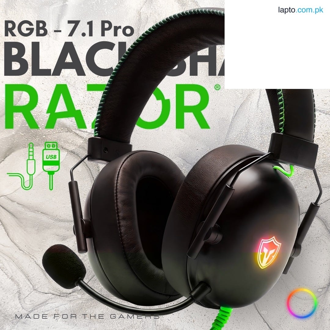 Pro II - RGB Gaming Headphones with Noise Cancelling Gaming Mic, Stereo Headset With Surround Sound RGB Backlight for Laptop, Notebook, PC, Ps4, Ps5
