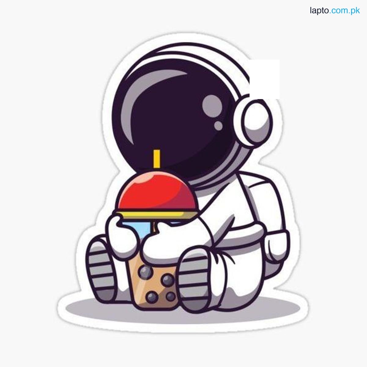 Astronaut Stickers for Kids - 3 inch x 2 Inch - Planet Stickers for Laptops - Art and Crafts