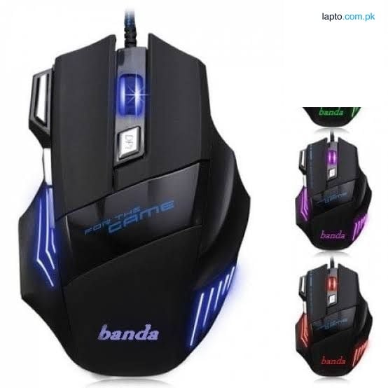 Mouse gamer G2 Gaming Mouse With 7 LED RGB Backlit Seven Colour Lighting RGB Mouse Wired Gaming Mouse 2025 Latest Model RGB Gaming Mouse Gaming Accessories Supports all mouse pad and rgb mousepad V-1 PC Mouse Computer Mouse For Gaming