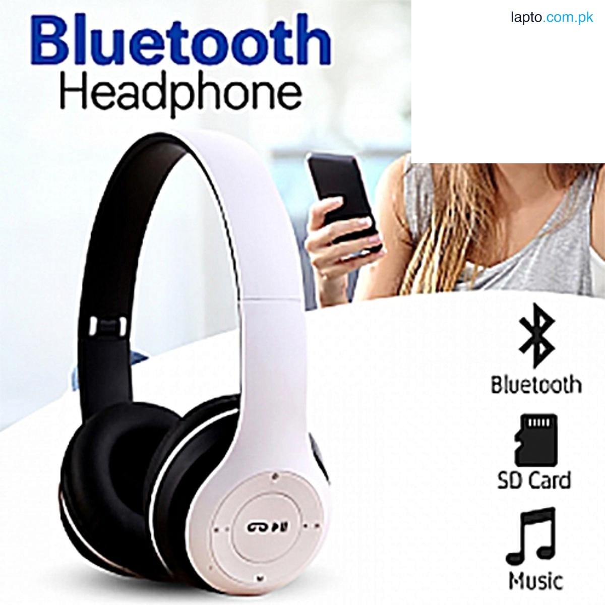 Special Edition P47 Headphone with Pop Window Over The Ear Wireless Bluetooth Headphone Support Sd Card use