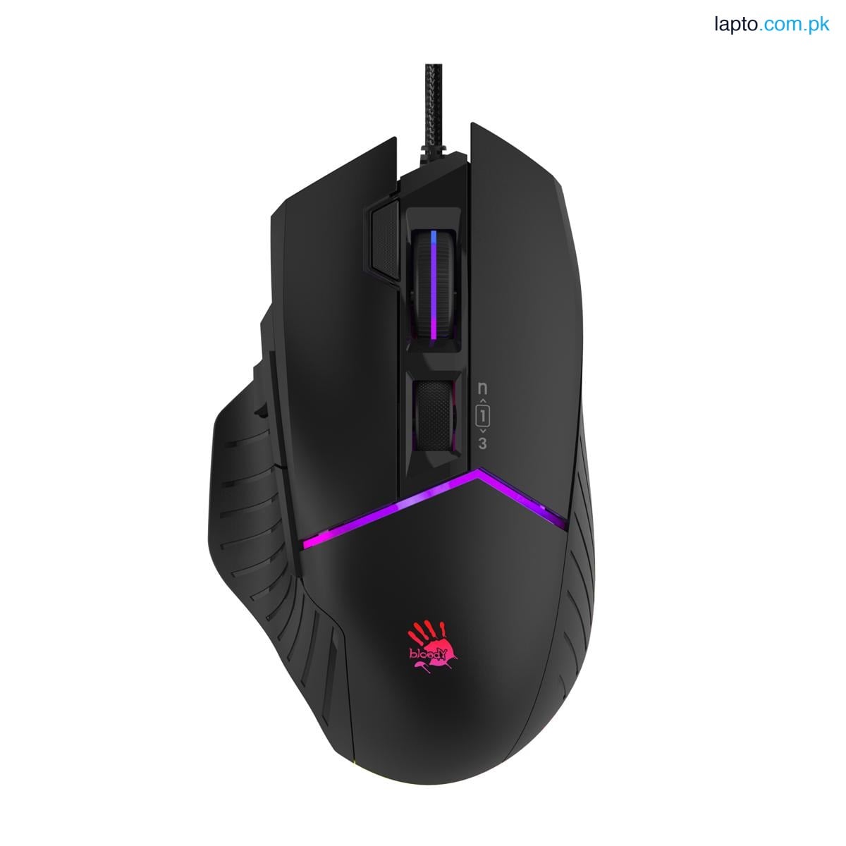 Bloody W95 Max Extra Fire Gaming Mouse - RGB Backlit - 2000 Hz Report Rate - 12000 CPI