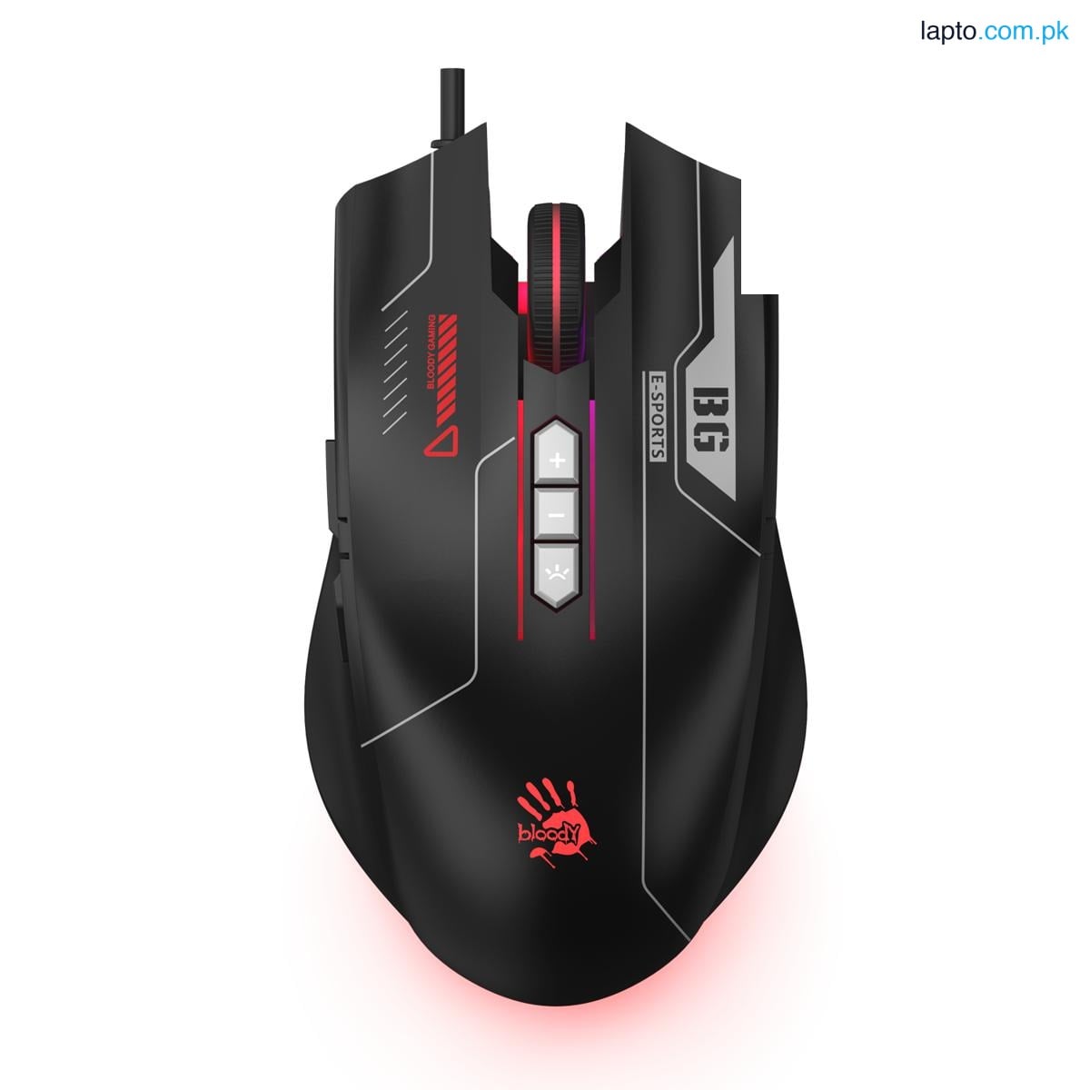Bloody ES7 RGB ESPORTS Gaming Mouse - 1,000 Hz Report Rate - 6000 CPI - RGB Lighting Effect