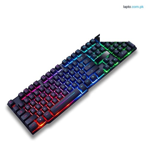 Best Gaming Keyboard RGB - Cheap mechanical feeling, Membrane Back Light Key Board in Low Price (glowing luminous buttons) - Wired for mobile pubg Laptop PC Game