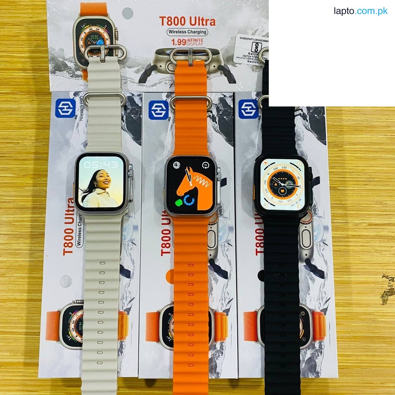 T800 Ultra Smart Watch Series 8 1.99" Bluetooth Call Smartwatch Heart Rate Sleep Monitoring IP67 Waterproof