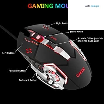 Wireless and Bluetooth Mouse Rechargeable RGB Light Silent Click Matte Gaming Mouse Ergonomics Computer Office Laptop