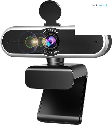 EMEET 1080P Webcam with Microphone - 96° Ultra Wide Angle Webcam Auto Focus Webcam with Privacy Computer Camera Cover, C965 PC Camera for Online Meeting/Classes/Streaming,Zoom/Skype/YouTube