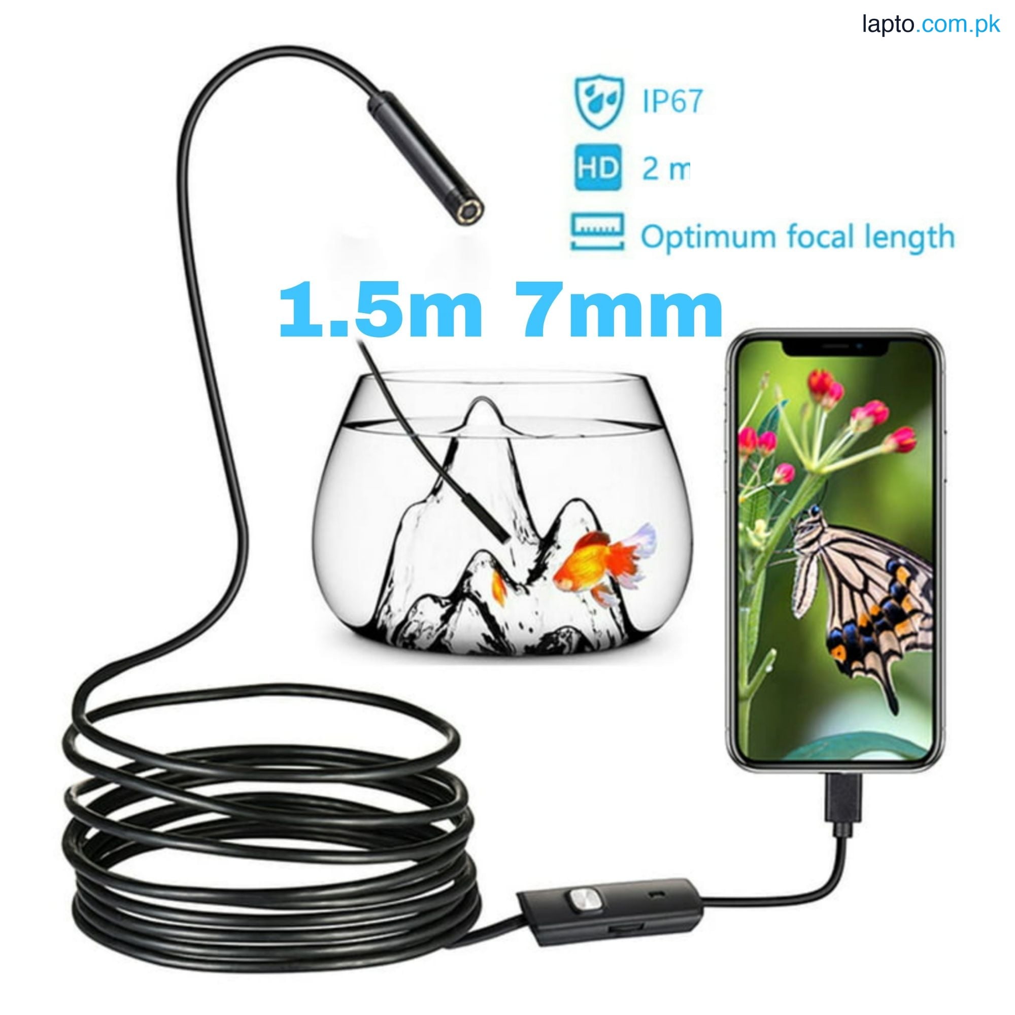 endoscope camera (1.5m 7mm) waterproof