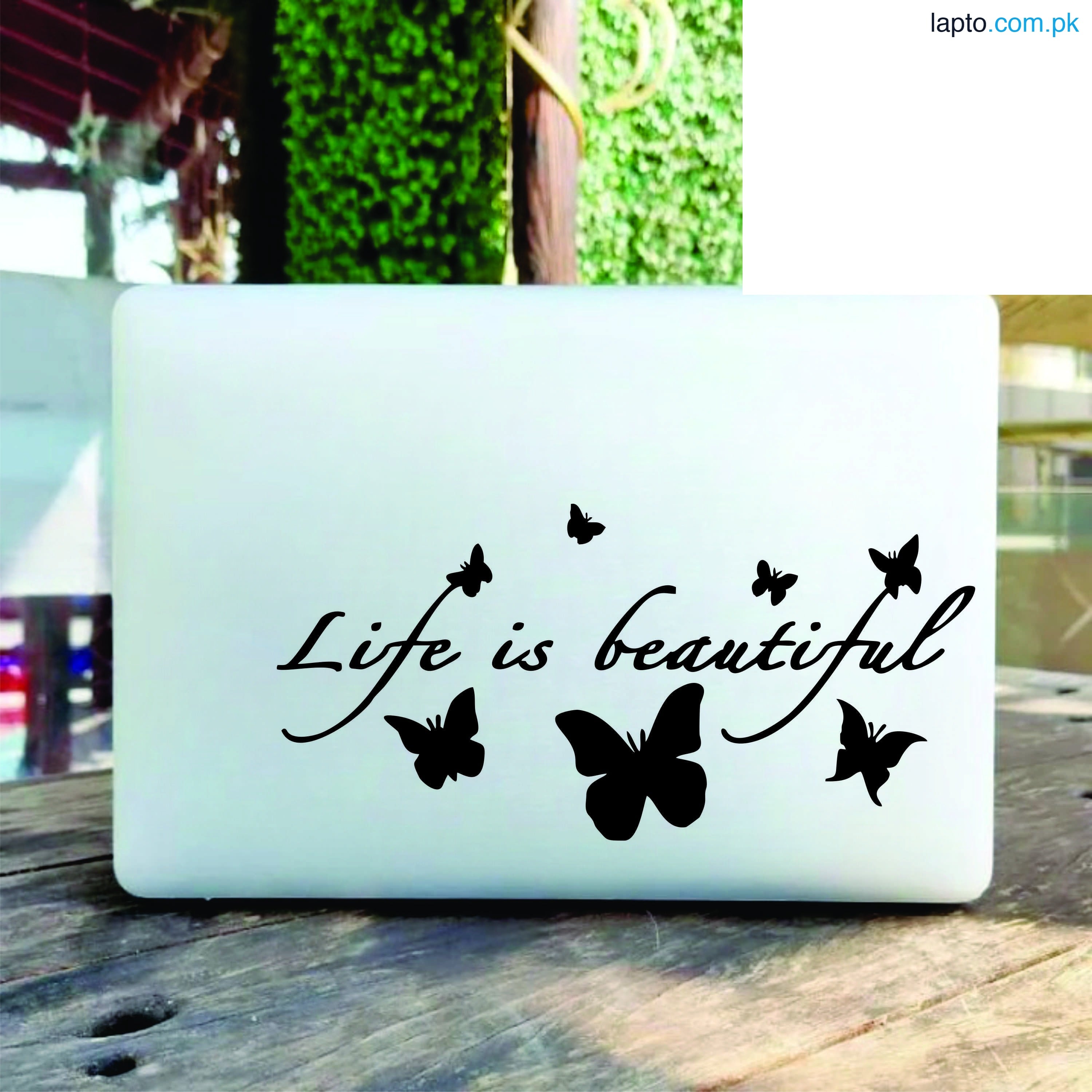 Life is beautiful New desing Vinyl Decal Laptop Sticker, Laptop Stickers for Boys and Girls, Bike Stickers, Car Bumper Stickers by Sticker Studio