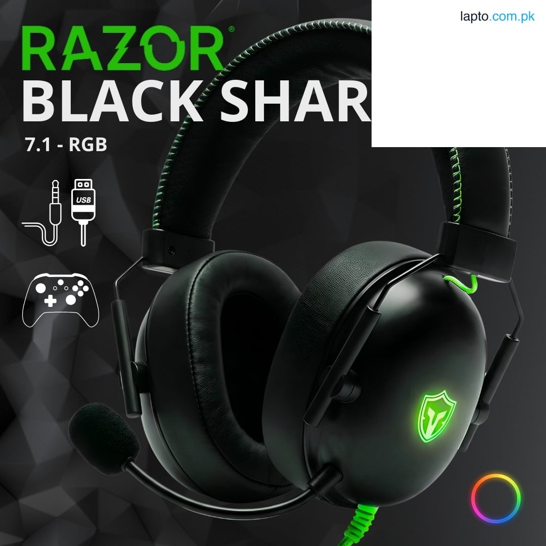 RGB Series Gaming Headphones with Mic - 360° Surround Sound Wired Headset | Deep Bass Noise Cancelling Microphone Over Ear Headsets | LED Lights Gaming Headphones for Streaming, Esports, PC, PS4/PS5 & Xbox.