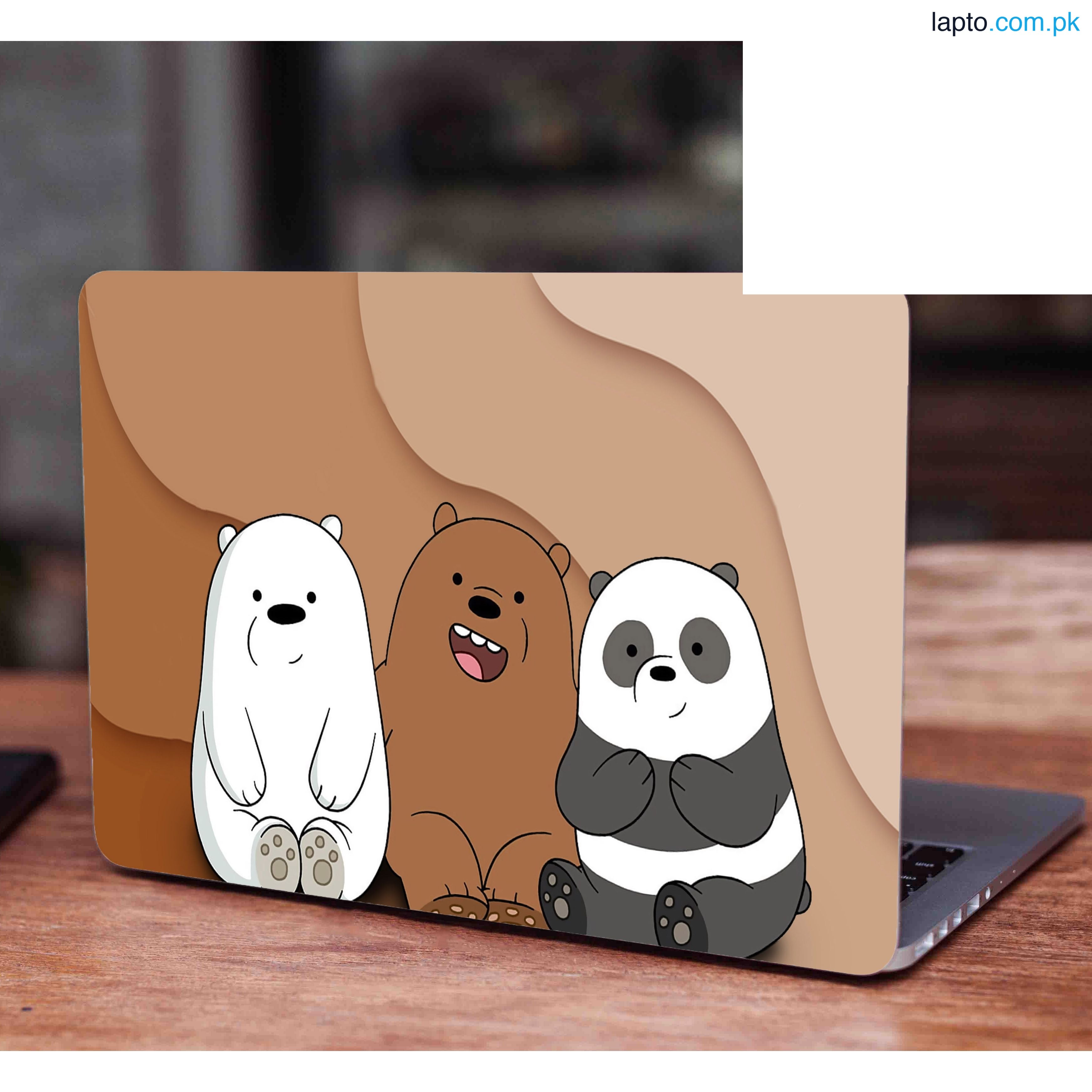 Bare Bear Laptop Skin Vinyl Stickers Decal,12 13 14 15 15.6 inches Notebook Laptop Skin Sticker for all Laptops (RF SKIN)