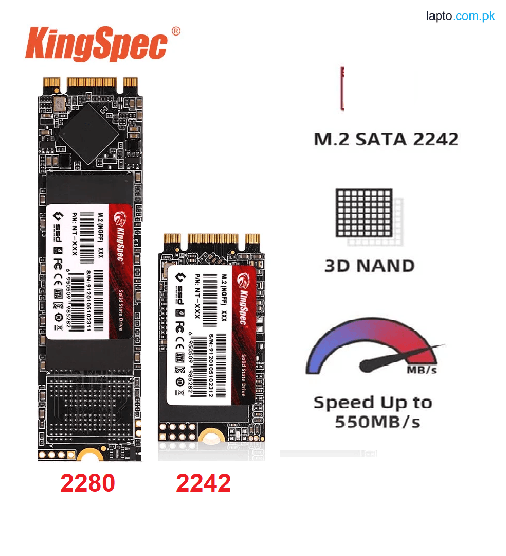 KingSpec M.2 SATA SSD, 256GB 2280 SATA III 6Gbps Internal M.2 SSD, Ultra-Slim NGFF State Drive for Desktop/Laptop/Notebook (2280, 256GB)