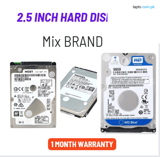 Laptop Hard Disk 500 GB internal 2.5inch Sata Multi Brands Slim Fat 100% health Mix Brand